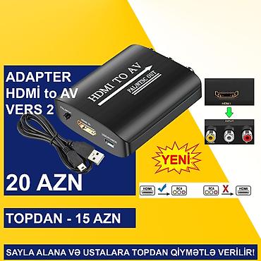 Digər kompüter aksesuarları: HDMİ Adapterlər SAYLA ALANA VƏ USTALARA TOPDAN QİYMƏTLƏ VERİLİR! ⭐HDMİ — 12