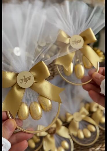 Hədiyyə bağlamaları: Hədiyyə paketi, rəng - Qızılı — 7