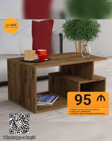 кухонная мебель в баку каталог: LA Mini – lakonik və minimal dizaynlı sehpа/mərkəz masa - Material