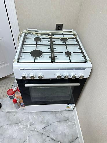 электродуховка: Газовая плита с электродуховкой (комбинированная), стандартная ширина — 1