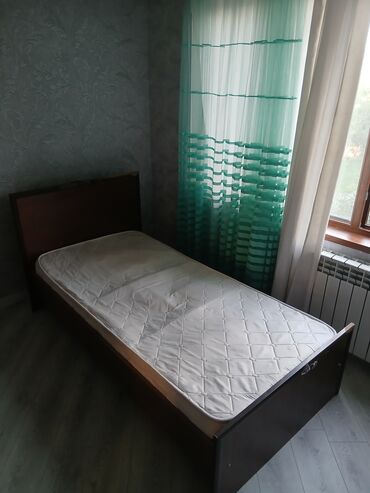 ТВ стенды: Односпальная кровать, Без подьемного механизма, С матрасом, Без выдвижных ящиков