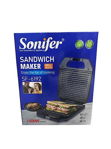 sonifer heater: №: 14154 Məhsulun adı: Sendviç cihazi Sonifer SF-6192 Black Brend — 1