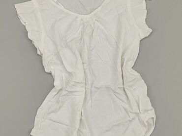 białe bluzki z falbankami na rękawach: Блуза жіноча, XS, стан - Ідеальний
