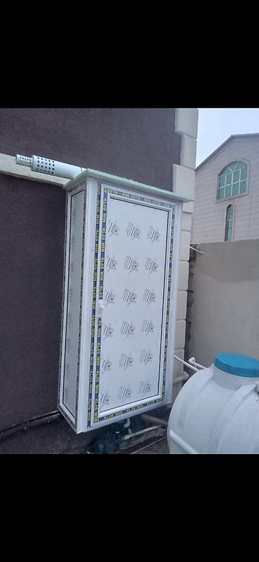 Plastik pəncərələr: Yeni Təkqat şüşə paketi Plastik pəncərə, Еni: 1 sm, Uzunluğu: 2 sm, Pulsuz quraşdırma — 10