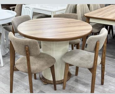 Masa və oturacaq dəstləri: Balkon üçün, Yeni, Açılmayan, Yumru masa, 2 stul — 6