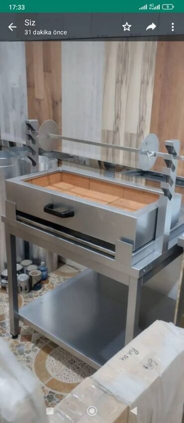 Restoran manqalları: Köz Döner Manqallari ve Havalandirmalarin, Nerj Masalarin Satisi, Her — 2