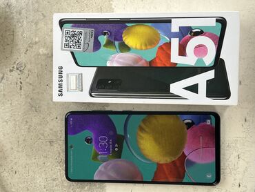 samsung a51 kabro: Samsung A51, 128 GB, rəng - Qara, Face ID, Barmaq izi, Sensor