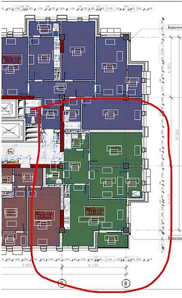 group: 2 комнаты, 76 м², Тунгуч мкр Элитка, 14 этаж, ПСО (под самоотделку) — 2
