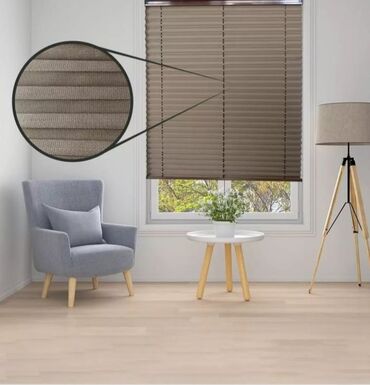 Jalüzlər: Jalyüz və plisse pərdələr – pəncərə və eyvan qapıları üçün - Model — 9