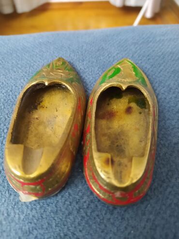 Антиквариат: Башмаки-пепельницы(латунь ) .антиквар.окончательно, смотреть все — 4