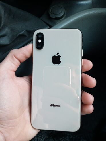 iphpne x: IPhone Xs, 256 GB, Qızılı, Qırıq, Simsiz şarj