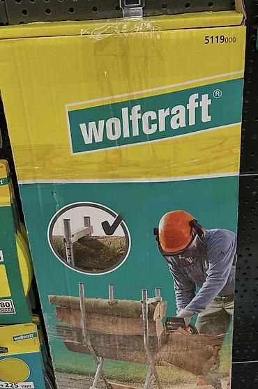 Ostala baštenska oprema: Wolfcraft držač/kolijevka za sečenje ogrevnog drveta (stalak za — 7