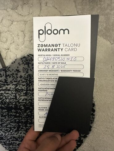 Qəlyan, vayp və aksesuarları: Səliqəli şəkildə qorunmuş, tünd mavi rəngli Ploom X Advanced satılır — 7