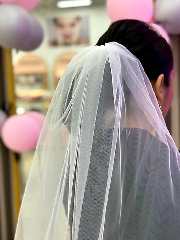 Свадебные аксессуары: Фата для невесты/девичника - Варианты цвета: насыщенно‑розовый и — 7