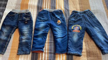 детские утепленные штаны: Джинсы и брюки