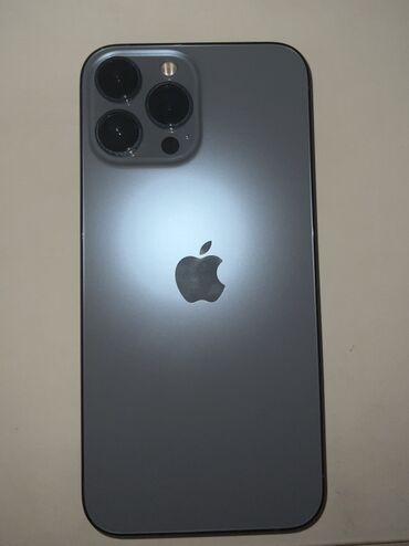 Apple iPhone: IPhone 13 Pro Max, 512 GB, Sierra Blue, Face ID, Sənədlərlə