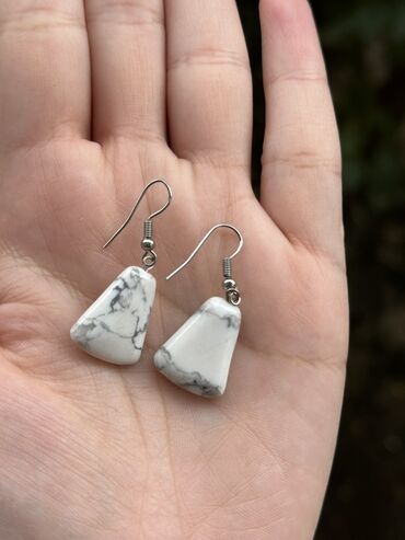 Bijuteriya dəstləri: Məhsul: Bəzək aksesuarları dəsti + daş sırğalar - Böyük ölçülü — 8