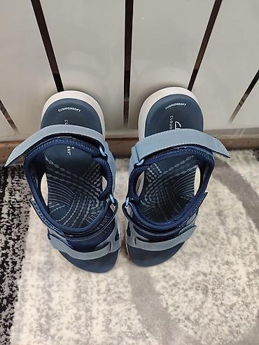 clark: Босоножки, 40, Clarks, Новый, цвет - Синий, Самовывоз — 4