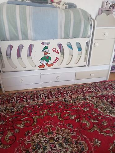 iki: Uşaq üçün beşiy cidi alıcıya endirim olacaq - Material: ağ rəngli — 1