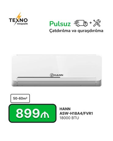 s23 ikinci el: Kondisioner 50-60 kv. m, Pulsuz quraşdırılma