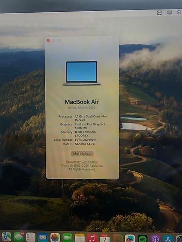 ssd 500gb: Satılır MacBook Air 13” 2020 modeli. Kompüter çox səliqəli istifadə — 2