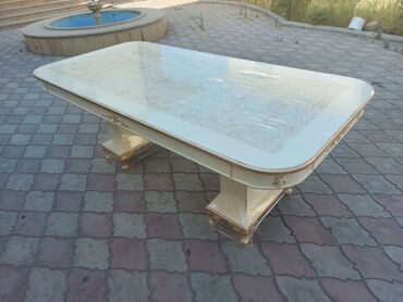 stol stul 2 ci əl: Qonaq masası, Yeni, Açılmayan, Dördbucaq masa