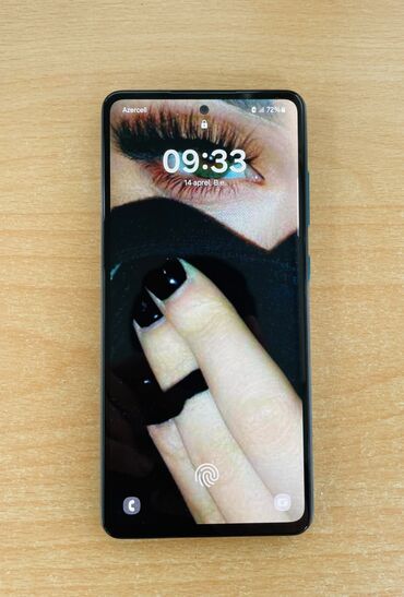 Samsung: Samsung Galaxy A52, 128 GB, rəng - Boz, Barmaq izi, İki sim kartlı, Face ID