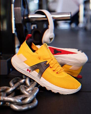 n work: Мужские кроссовки, 41.5, 42, Under Armour, Новый, цвет - Желтый — 4