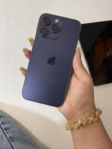 Apple iPhone: IPhone 14 Pro, 128 GB, Deep Purple, Face ID