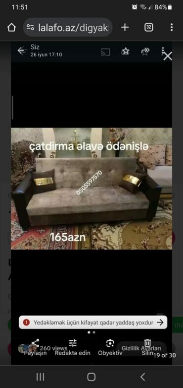 Sifarişlə divanlar: Divan, Mətbəx üçün, Qonaq otağı üçün, Parça, Bazalı, Açılan, Kitab — 22