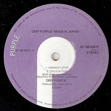 plaka: Vinil val, Rok, 1972 il — 5