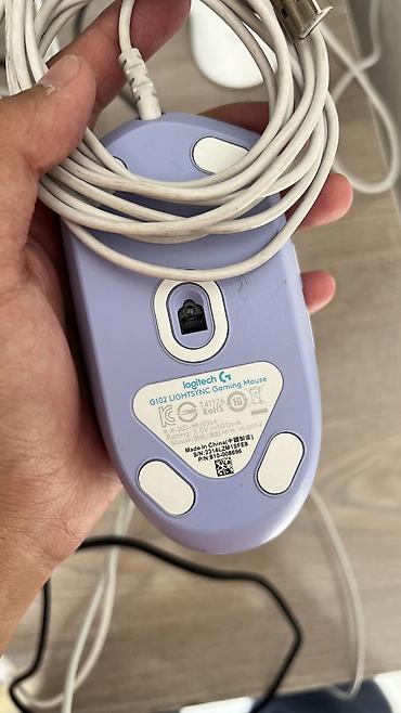 game sir: Игровая проводная мышь Logitech G102 LIGHTSYNC Из нюансов отвал — 2