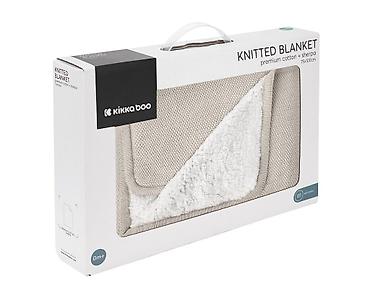 karneri: KikkaBoo Pleteno dvostrano baby ćebence Sherpa 75x100 – Dream Big — 2