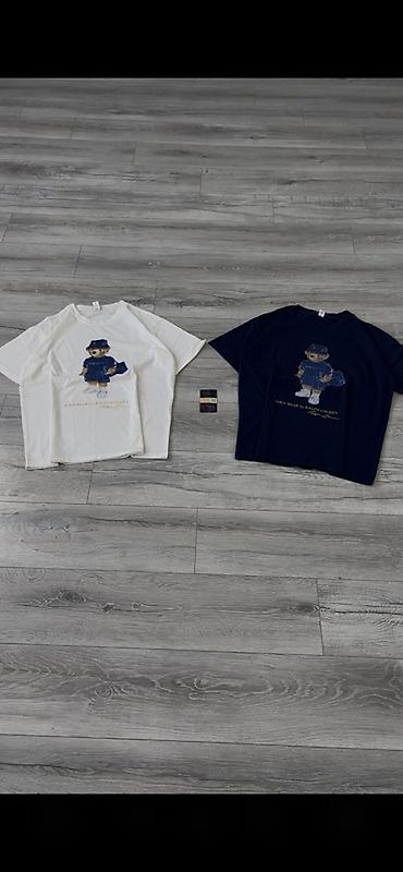 coco chanel: Мужская футболка, XL, M, L, Polo Ralph Lauren, Новый, цвет - Белый, Бесплатная доставка — 1