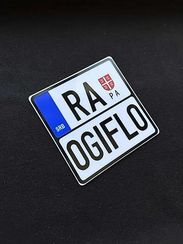 Delovi za motocikle: Ukrasne tablice - izrada ukrasnih tablica po želji- 1881 📌 opis: ne — 6