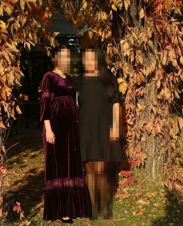 Платье из бархата сиреневый цвет длинная 42 размер. 1000 сом ватсап