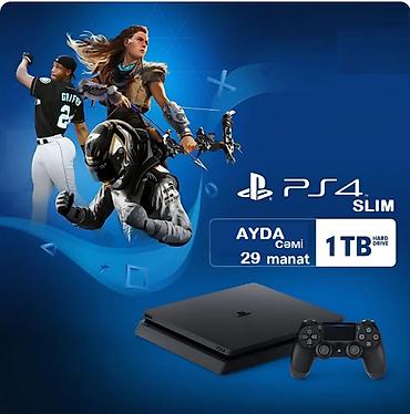 hard disk: PlayStation 4 Slim oyun konsolu - Yaddaş: 1 TB hard disk - Kompakt — 1
