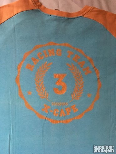 Majice: Interesantna sportska plava majca sa narandžastim rukavima, kvalitetan na lalafo.rs — 10 Majice: Interesantna sportska plava majca sa narandžastim rukavima, kvalitetan — 10