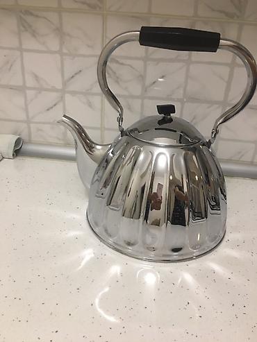 assa çay: Paslanmayan poladdan klassik dizaynlı çaydan - Material: yüksək — 1