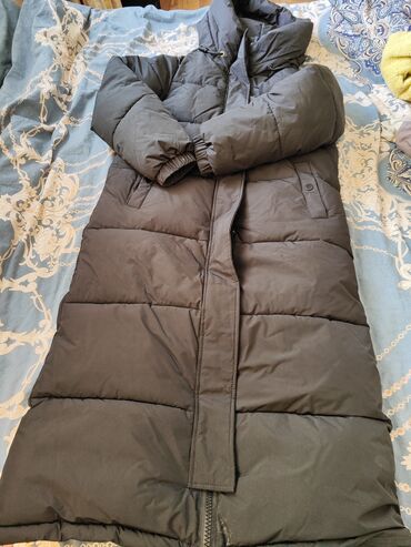 теплая зимняя куртка женская: Пуховик, Длинная модель, M (EU 38)