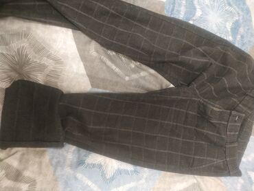 костюмные мужские брюки: Брюки, цвет - Серый