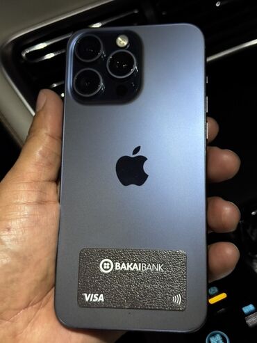 Apple iPhone: IPhone 15 Pro Max, Blue Titanium, Коробка, 88 %