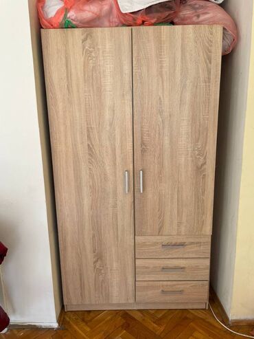 francuski lezaj novi sad: Double warderobe, Plywood, color - Beige