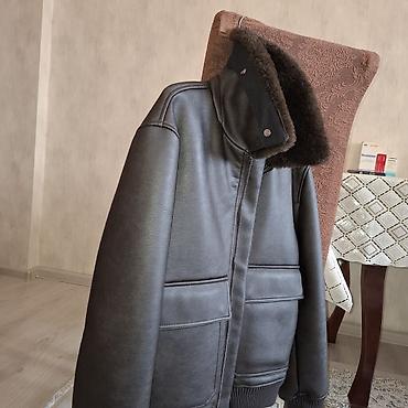 Kişi geyimləri: ZARA kişi gödəkçəsi - Model: qışlıq aviasiya/bomber stilində - Rəng — 4