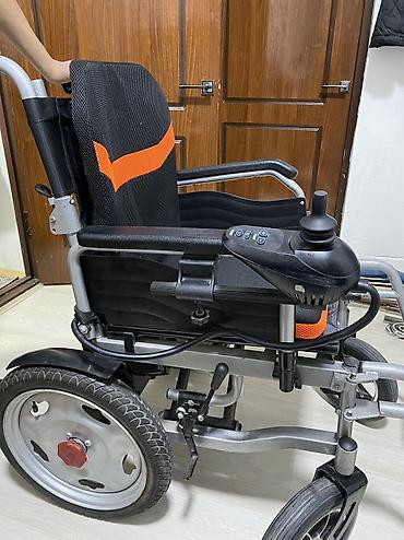 Инвалидные коляски: 28 000 KGS Электроколяска с джойстиком управления - Компактная — 10