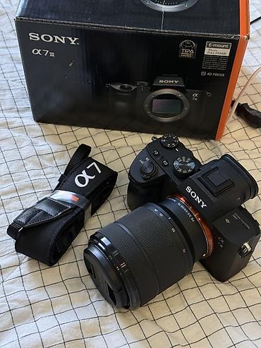 sony a7s iii: Полнокадровая беззеркальная камера Sony α7 III (ILCE‑7M3) с байонетом — 1