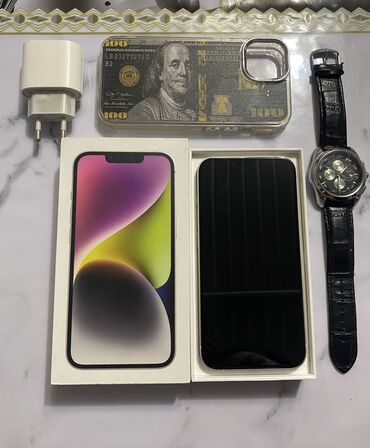 макбук цена бишкек бу: IPhone 14, Колдонулган, 128 ГБ, Ак, Заряддоочу түзүлүш, Коргоочу айнек, Каптама, 88 %