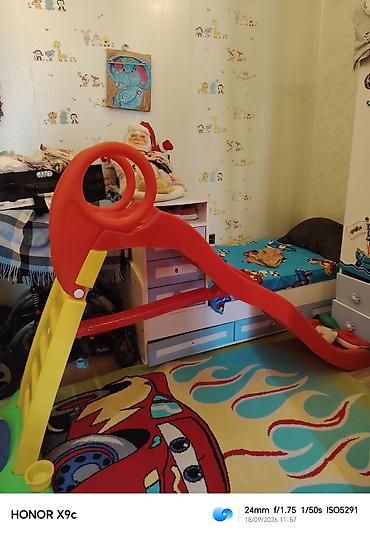 Digər uşaq mebeli: Uşaq üçün plastik slayd - Material: möhkəm, qalın plastik - Rəng — 2