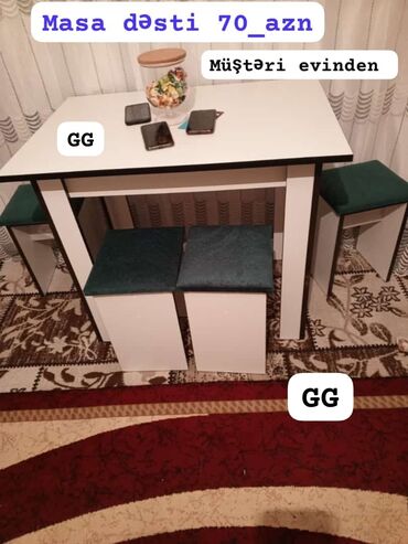 metbex stolu instagram: Kvadrat masa, Açılmayan
