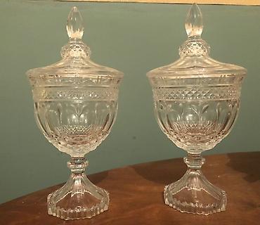 glass: Kaida Glass brendinin qapaqlı şirniyyat qabı dəsti 1 yerde 15 manat — 1